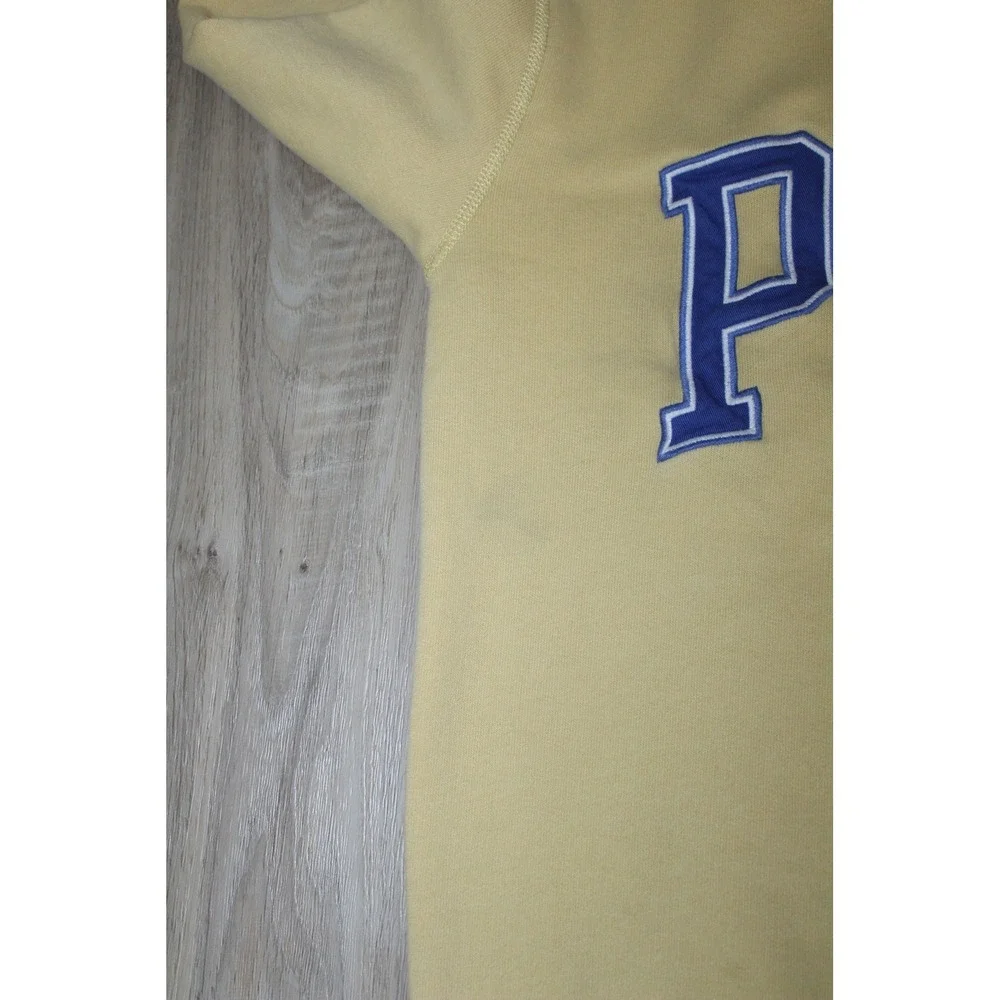Polo Ralph Lauren Kids Yellow Varsity Logo Crewneck Sweatshirt Medium 10-12